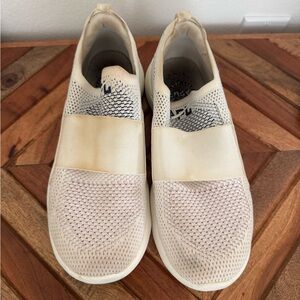 Cream Slip-On Sneakers